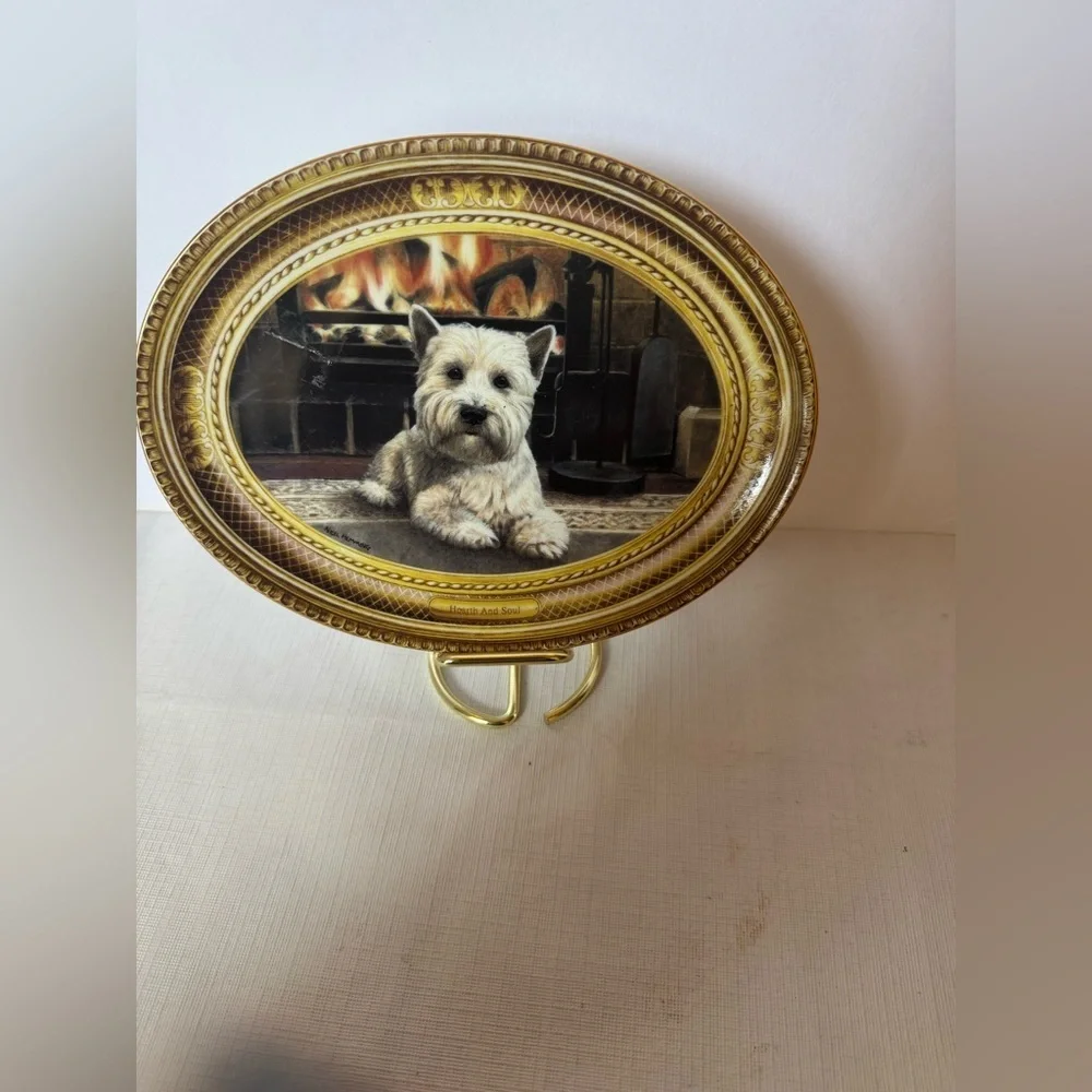 The Franklin Mint Plate “Hearth And Soul” by Nigel Hemming Limited Edition EUC